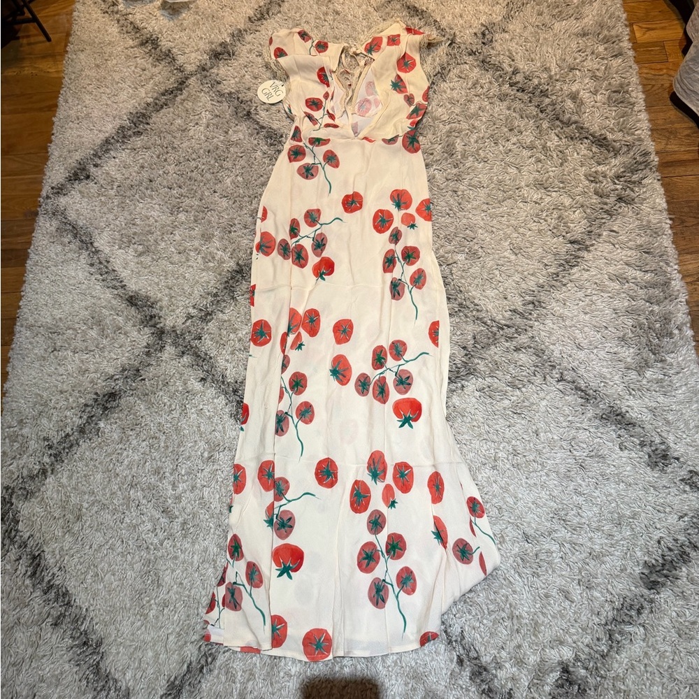 Vrg grl tomato print bias dress - Picture 5 of 6